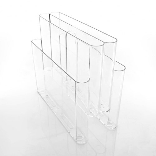 - porte-revues transparent/polyméthylméthacrylate