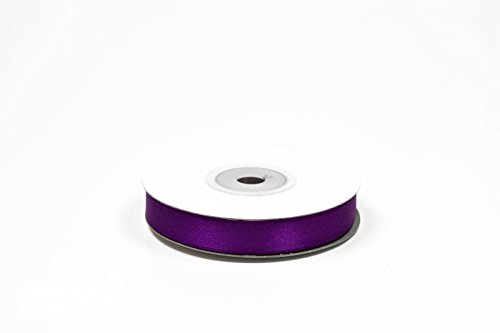 12mm-Bobine de 25 metres de ruban satin VIOLET ...