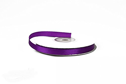 6 mm-Bobine de 25 metres de ruban satin VIOLET ...