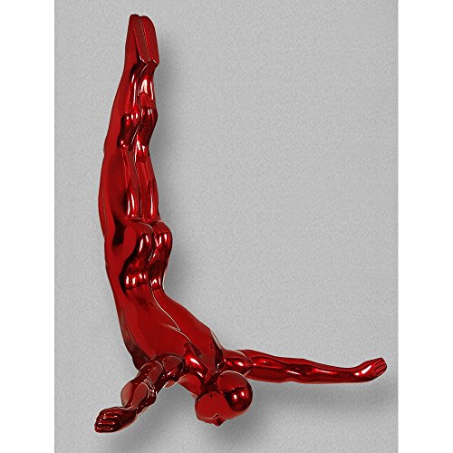 Petit plongeur statue sculpture moderne en rési...