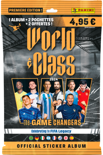 Panini FIFA album + 4 pochettes