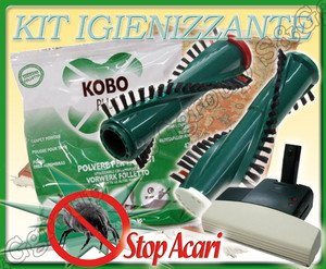 POUDRE DÉTERGENT SEC ET ROULEAUX 340PER VORWERK...