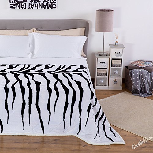 Couette moelleuse Zebra 2 places Bianco