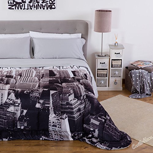 Couette Metropolitan New York 2 places gris