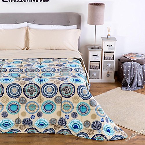 Couette Super Soft Swing 1 posto e mezzo bleu