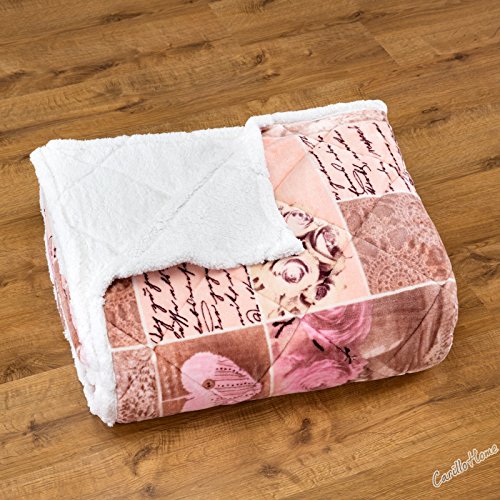 Couette moelleuse Malika 2 places Rosa scuro