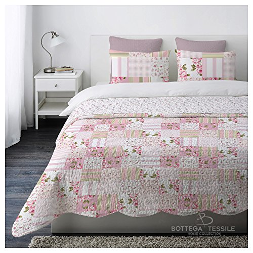 Edredon couvre-lit boutis Prat printanier Patch...