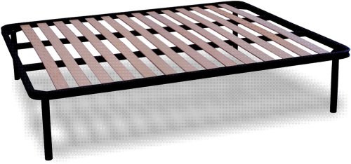 Sommier orthopédique à lattes en bois de hêtre ...