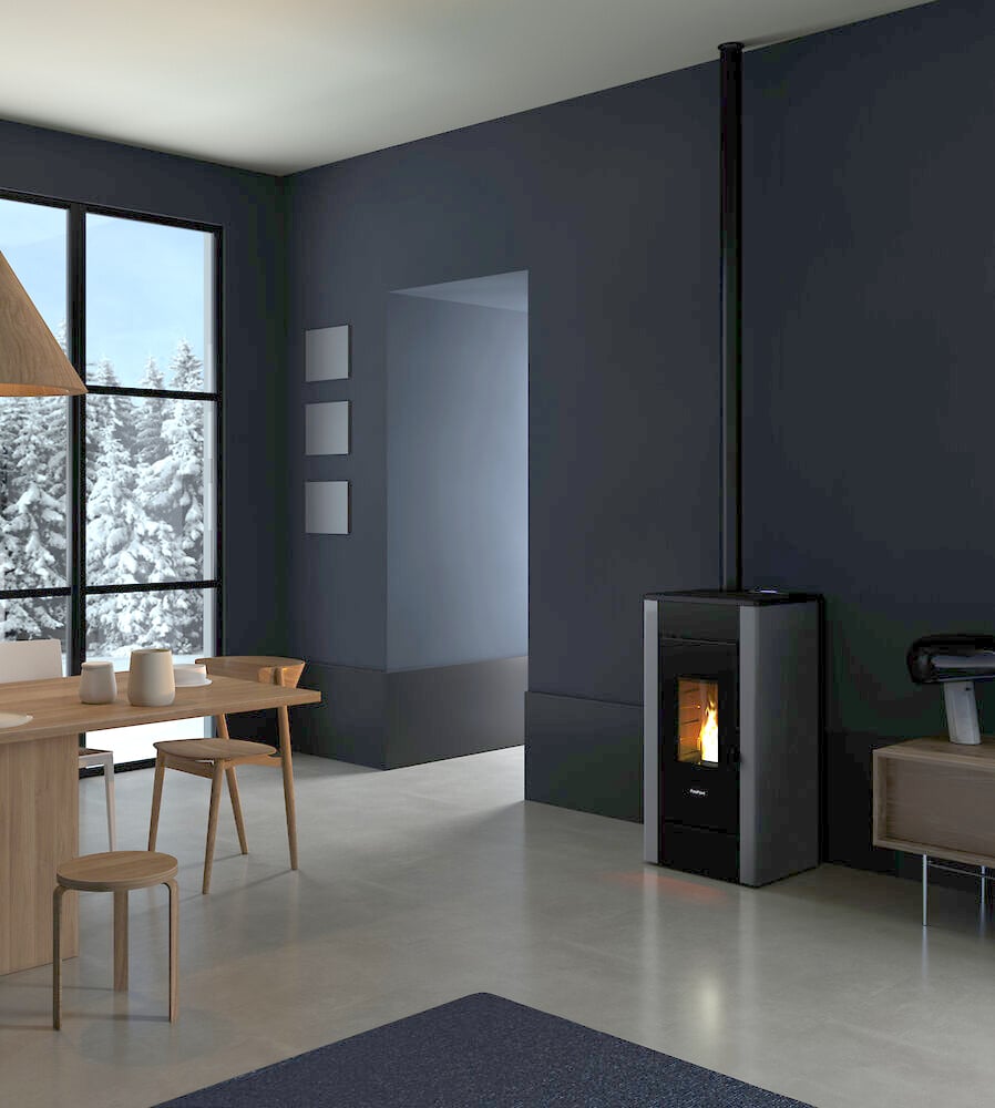 Poêle à granulés étanche Sharp Airtight - Noir ...