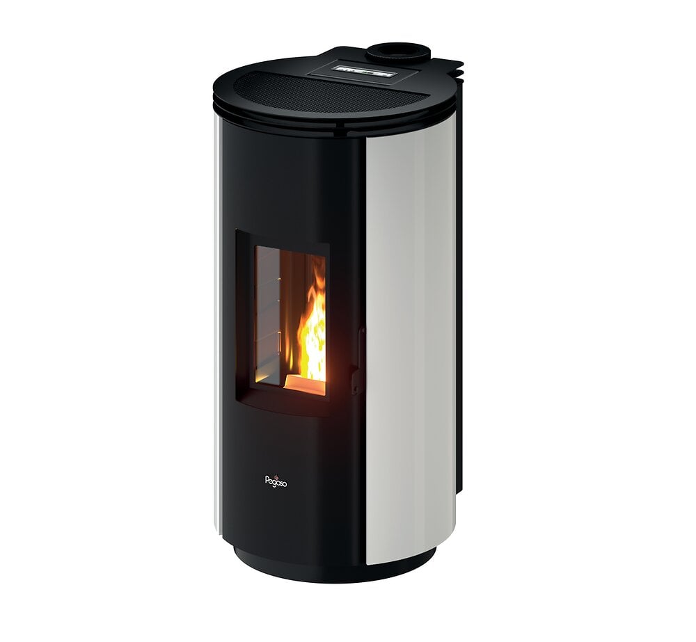 Poêle à granulés étanche Floyd - Acier - 7KW