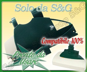 Coque vert avant EB 350 eb351per Brosse Follett...