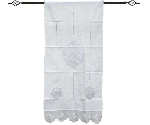 Euroricami Viterbo Brise Bise Brodé Lin 60 x 240 cm 8054392622243 (8054392622243)