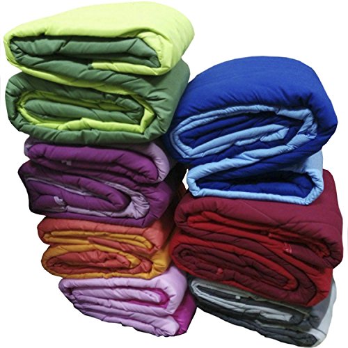 Euroricami Viterbo Couette Imprimée pour Lit 2 Places Printemps Royal Uni Double Face 240 x 260 cm-Made in Italy-Beigè Marrò/Couleur 8054392622328 (8054392622328)