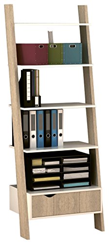 CRIBEL Cribel Nature Bibliothèque en Bois Blanc/Chêne Naturel 65 X 45 X 176,4 cm 8054633414965 (8054633414965)