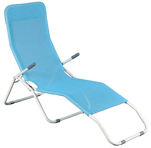 Webmarketpoint Transat basculant en acier et te...