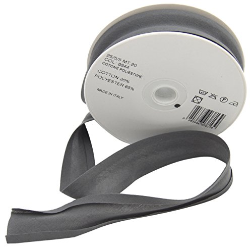 8844 20 m 25/5/5 mm rouleau biais en polycoton,...