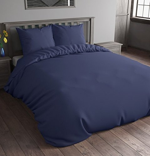 Housse de couette uni Dark Blue
