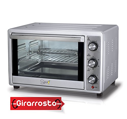 Four électrique ventilé avec tournebroche cayen...