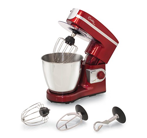 Pétrin professionnel elliptique "emilia" capacité 7 l 1000 w rouge 8056364610517 Spice