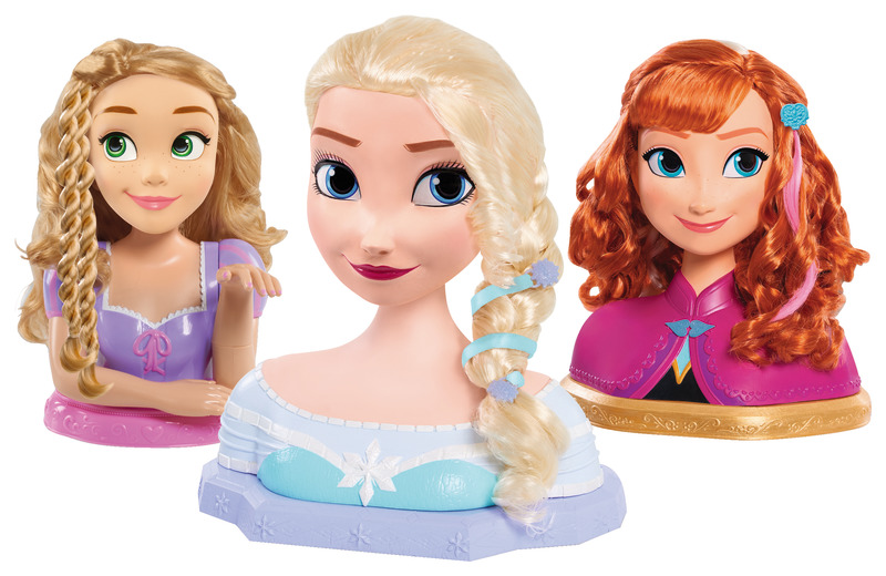 DISNEY PRINCESSES - TÊTE À COIFFER DELUXE - RAI...