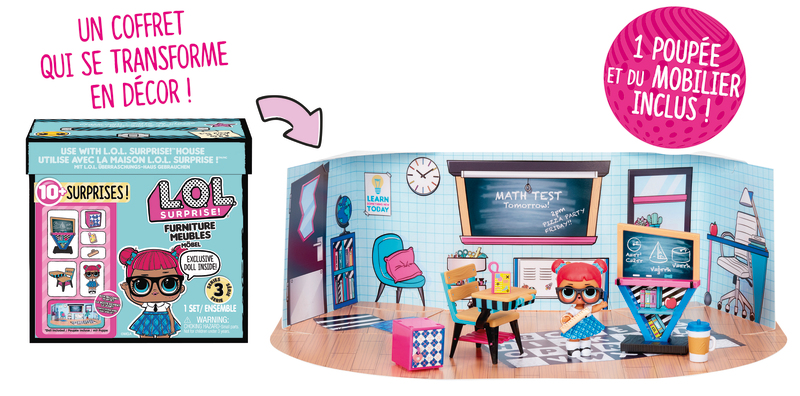 POUPÉE AVEC MOBILIER L.O.L SURPRISE LOL