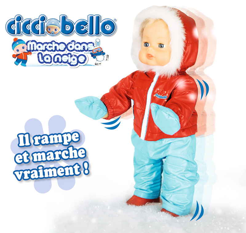 CICCIOBELLO MARCHE DANS LA NEIGE GIOCHI PREZIOSI