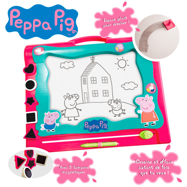 Ardoise magique géante Peppa Pig 