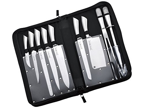 ROYALTY LINE Pochette Couteaux 9 Pièces "Série Pro" code EAN 8056518212703 