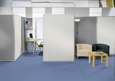 Cloison - plastique, cadre gris clair 650 x 130...