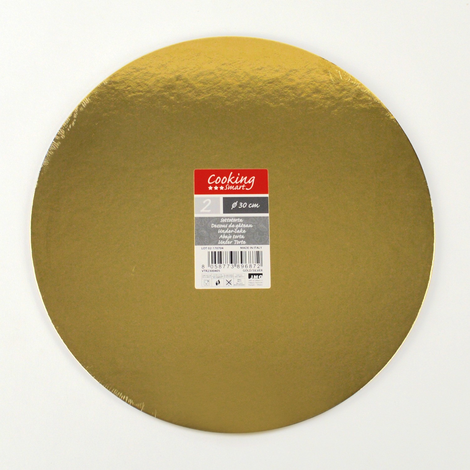 Sous-plats argent/or diamètre 30cm SMART