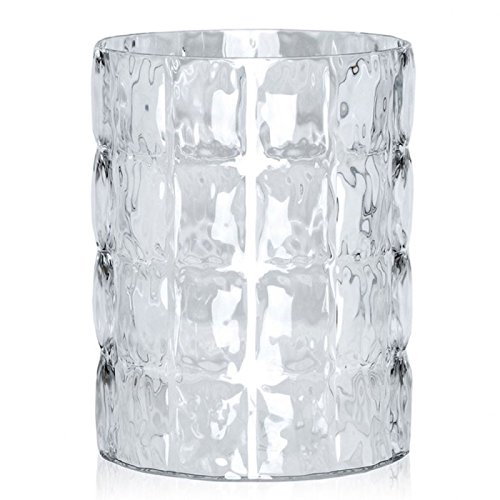 Matelassé 'vase, cristal
