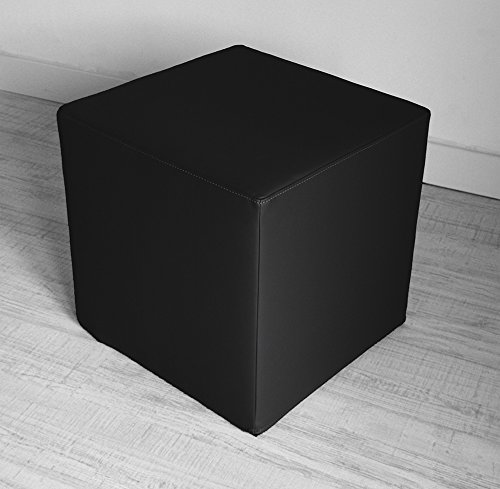 Arketi-com Arketicom Pouf Dado, Repose-pieds simili cuir Cube (Revetement amovible avec ... 8068080705248 (8068080705248)