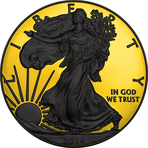 WALKING LIBERTY Gold Shadows 1 Oz Silver Coin 1...