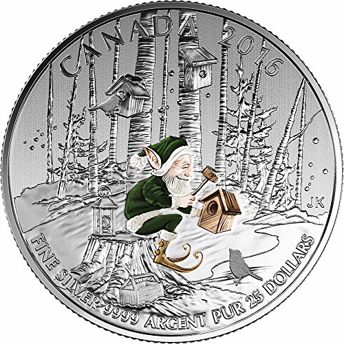 Power Coin WOODLAND ELF Silver Coin 25$ Canada 2016 Pièce Monnaie code EAN 8069696014762 