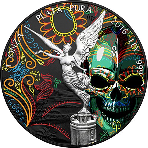 HALLOWEEN Mexican Libertad 1 Oz Silver Coin Mex...