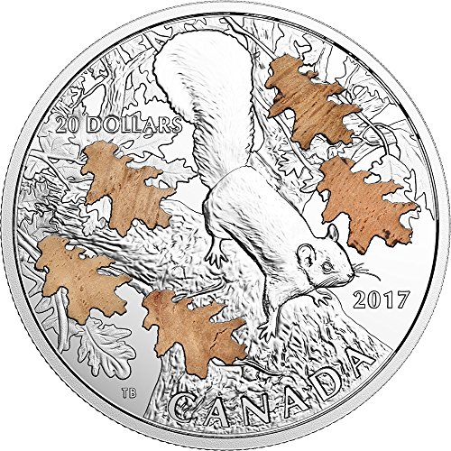 NUTTY SQUIRREL MIGHTY OAK Silver Coin 20 Dollar...