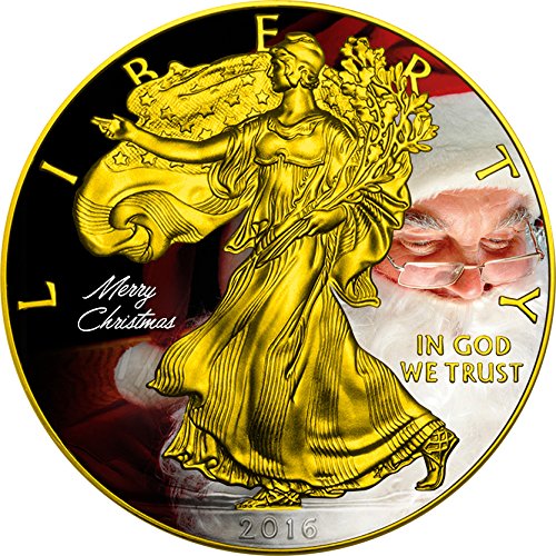 CHRISTMAS Walking Liberty 1 Oz Silver Coin 1$ U...