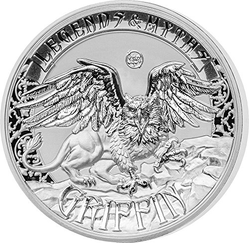 GRIFFIN Legends And Myths 2 Oz Silver Coin 5$ S...
