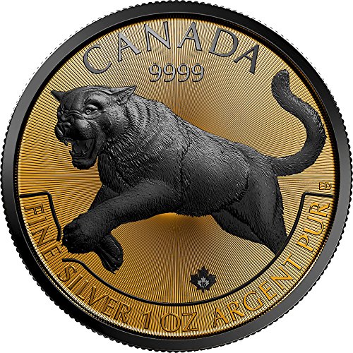 COUGAR Golden Enigma Black Ruthenium 1 Oz Silve...