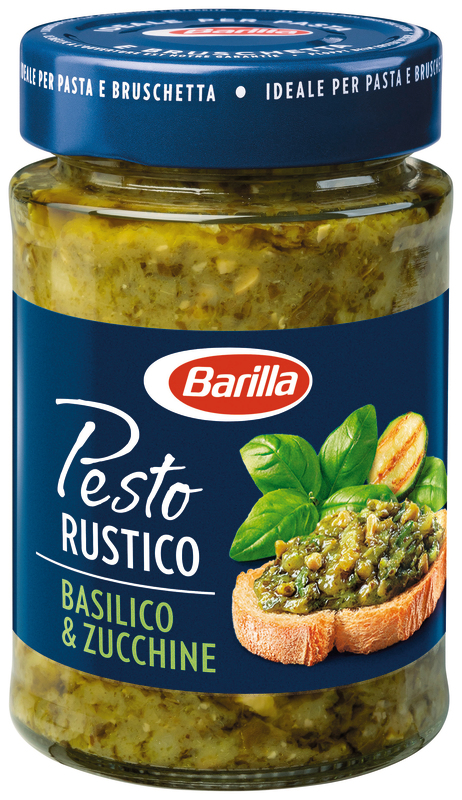 Barilla PESTO RUSTICO BASILICO ET ZUCCHINE Barilla code EAN 8076809576598 