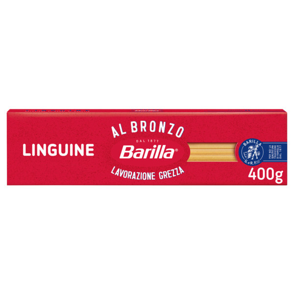 BARILLA PÂTES AL BRONZO LINGUINE
 code EAN 8076809580830 