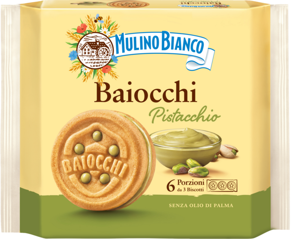 MULINO BIANCO BAIOCCHI PISTACCHIO 
 code EAN 8076809581318 