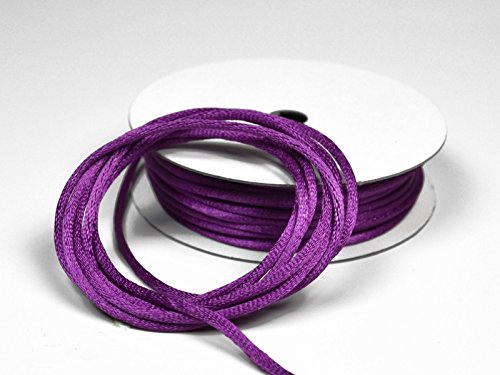 cordon satin 2 mm d'epaisseur bobine de 10 metr...