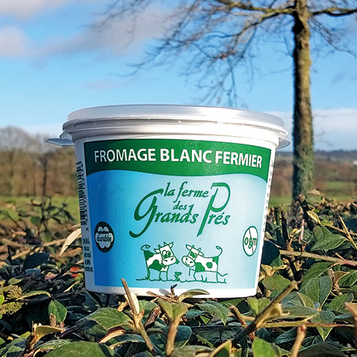 LA FERME DES GRANDS PRÉS FROMAGE BLANC FERMIER code EAN 8252525 