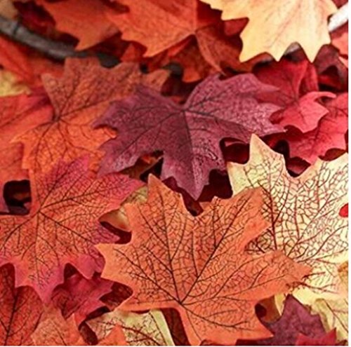 HENGSONG 120 Pcs Artificielle Feuille d'érable ...