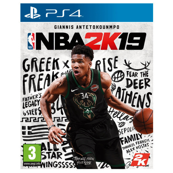  Jeu PS4 "NBA 2K19" ou "WWE 2K19" code EAN 8300007565718 