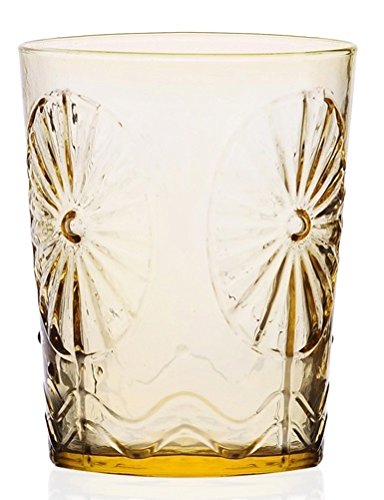 VERRES GALBIATI-PATRA TUMBLER-AMBRE-CONF. 6 PCS.