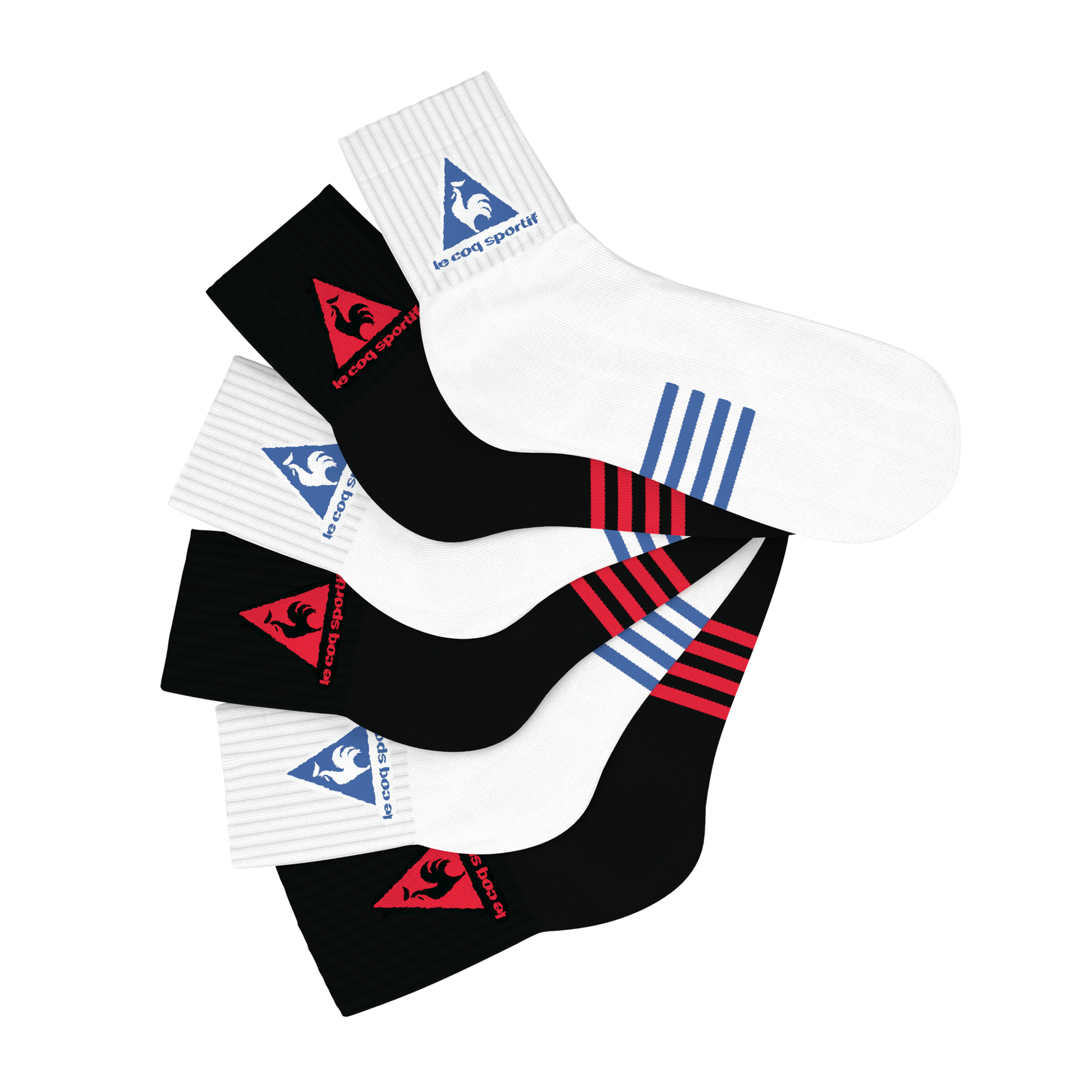 LOT DE 6 PAIRES DE CHAUSSETTES SPORT HOMME