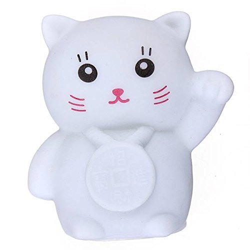 6.6*6cm lampe led chat veilleuse lumineux multi...