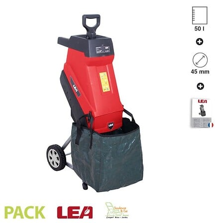 Broyeur De Jardin Électrique 2500w Coupe 45mm E...